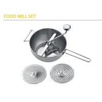 Stainless Steel Food Mill Set