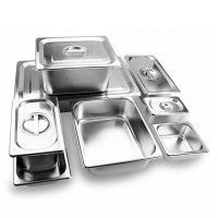 FREE SAMPLE Chaozhou factory directly full sizes European style stainless steel GN PAN serving tray for hotel service