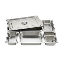 ZHONGTE High Quality stainless steel 1/3 Gastronorm Food Containers gn pans for Restaurant Catering Canteen