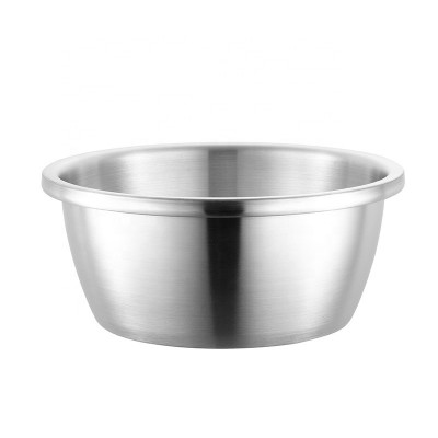 ZHONGTE Cheap Kitchen Utensil various sizes stainless steel wash basin/metal soup deep Basin rice bowl