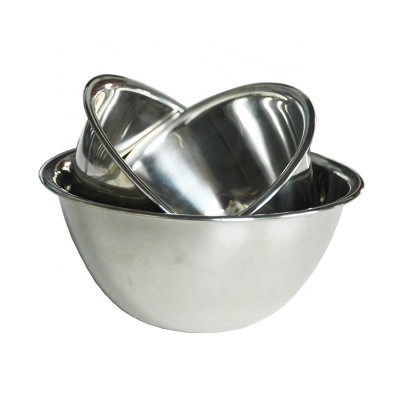 Kitchen utensils stainless steel metal mixing bowl