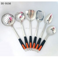 New style 6pcs kitchen utensil set with plastic handle